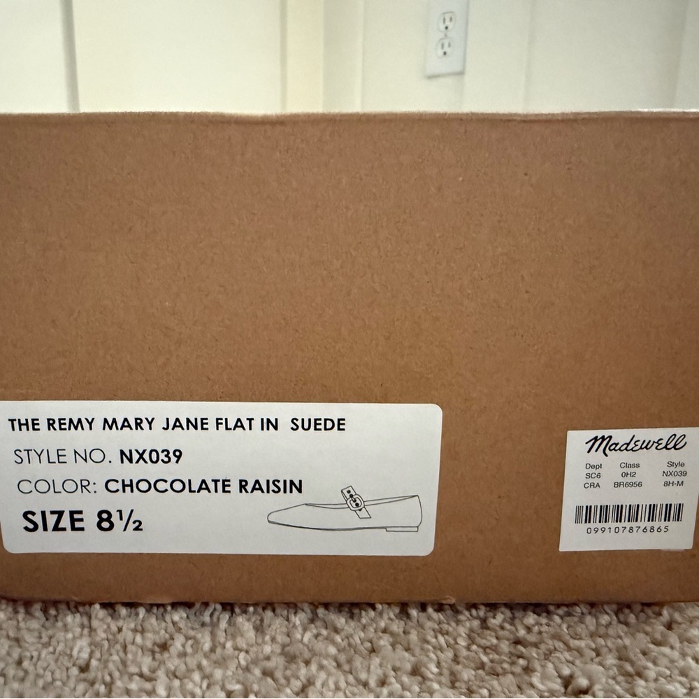 Madewell Remy Ballet Flat in Suede - Picture 9 of 9